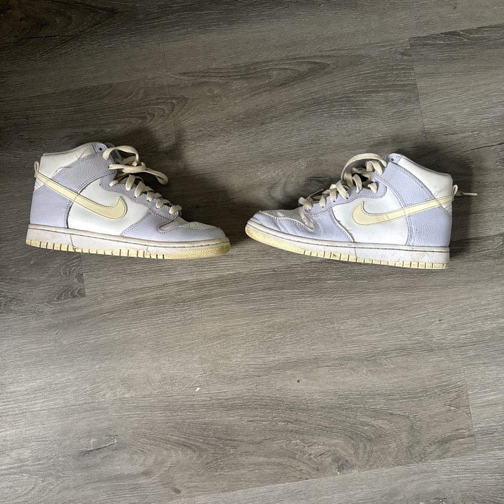 Nike Cream and White High-Top Sneakers (will clean before shipping)